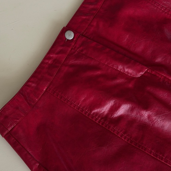 PrettyLittleThing Red Mini Skirt - Picture 9 of 12